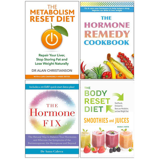 Metabolism Reset Diet, Hormone Remedy Cookbook, Hormone Fix, Body Reset Diet Smoothies 4 Books Collection Set - The Book Bundle