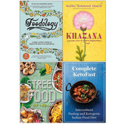 Foodology, Khazana Cookbook, Street Food, Complete KetoFast 4 Books Collection Set - The Book Bundle