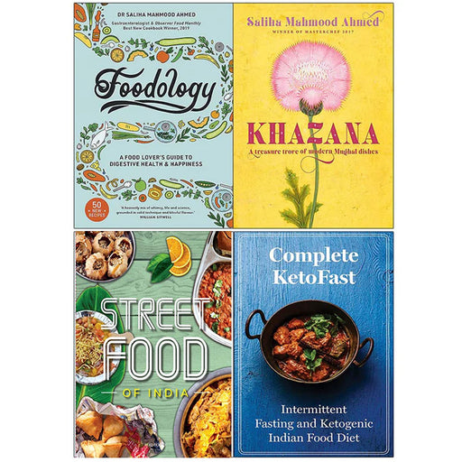 Foodology, Khazana Cookbook, Street Food, Complete KetoFast 4 Books Collection Set - The Book Bundle