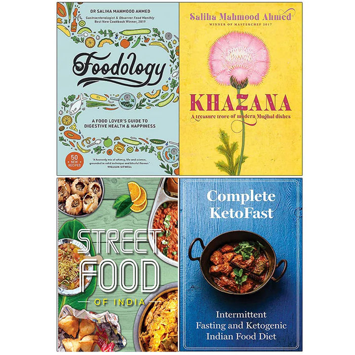 Foodology, Khazana Cookbook, Street Food, Complete KetoFast 4 Books Collection Set - The Book Bundle