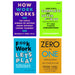 How Work Works (HB), F**k Work, Let's Play, How to be a Complete and Utter F**k Up, Zero to One 4 Books Set - The Book Bundle