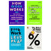 How Work Works (HB), F**k Work, Let's Play, How to be a Complete and Utter F**k Up, The Price of Time 4 Books Set - The Book Bundle