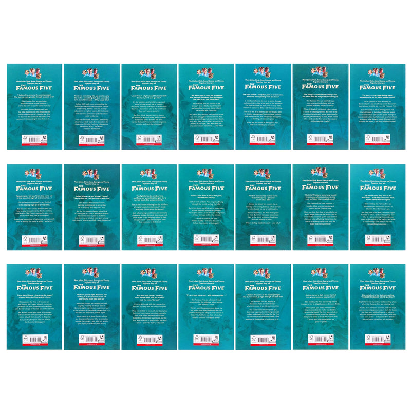 Famous Five 21 Series Books Box Set pack collection By Enid Blyton - The Book Bundle