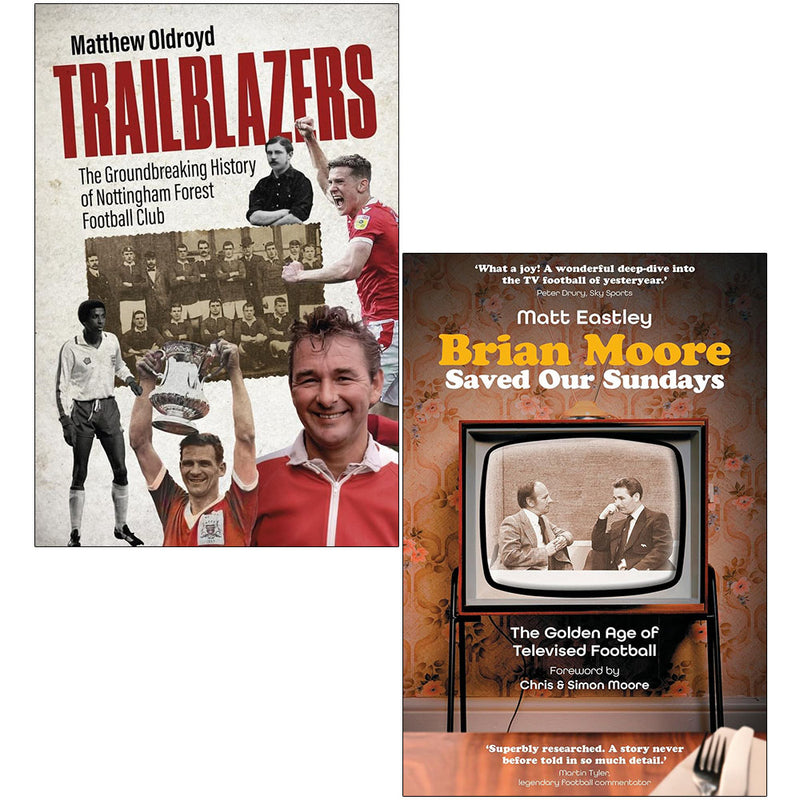 Matthew Oldroyd 2 Books Collection Set Trailblazers (Hardcover), Brian Moore Saved Our Sundays - The Book Bundle