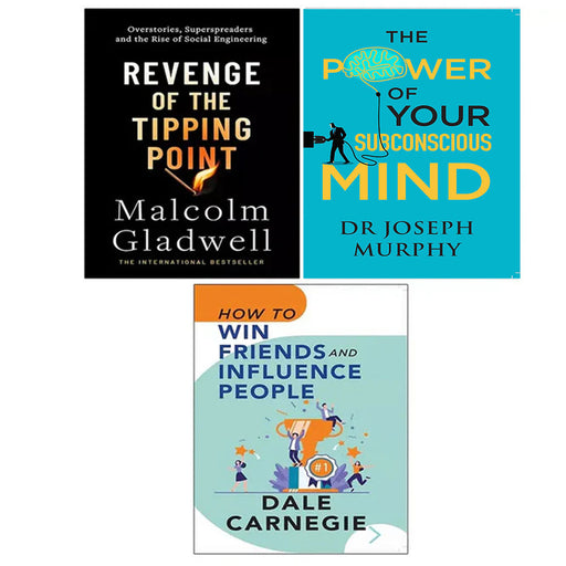 Revenge Tipping Point, How Win Friends Influence, The Power of Your Subconscious Mind 3 Books Set - The Book Bundle