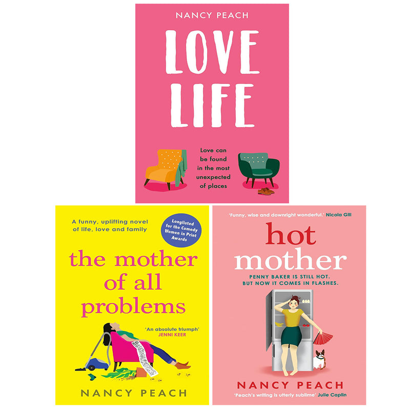 Nancy Peach Collection 3 Books Set Mother of All Problems, Hot Mother - The Book Bundle