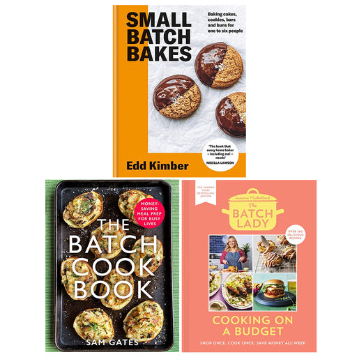 Small Batch Bakes (HB), Batch Cook,Batch Lady Cooking on Budget (HB) 3 Books Set - The Book Bundle