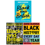 David Olusoga Collection 3 Books Set Black and British,Black History for Every - The Book Bundle