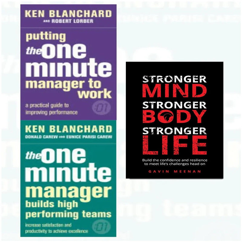 Stronger Mind, The One Minute and Putting 3 Books Collection Set - The Book Bundle