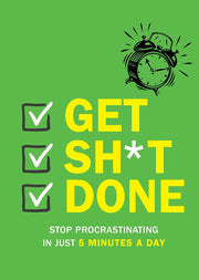 Collection of three non-fiction paperback books by Chartwell Books, featuring humorous titles like "Get Sht Done" and "My Fcking Job Sucks."