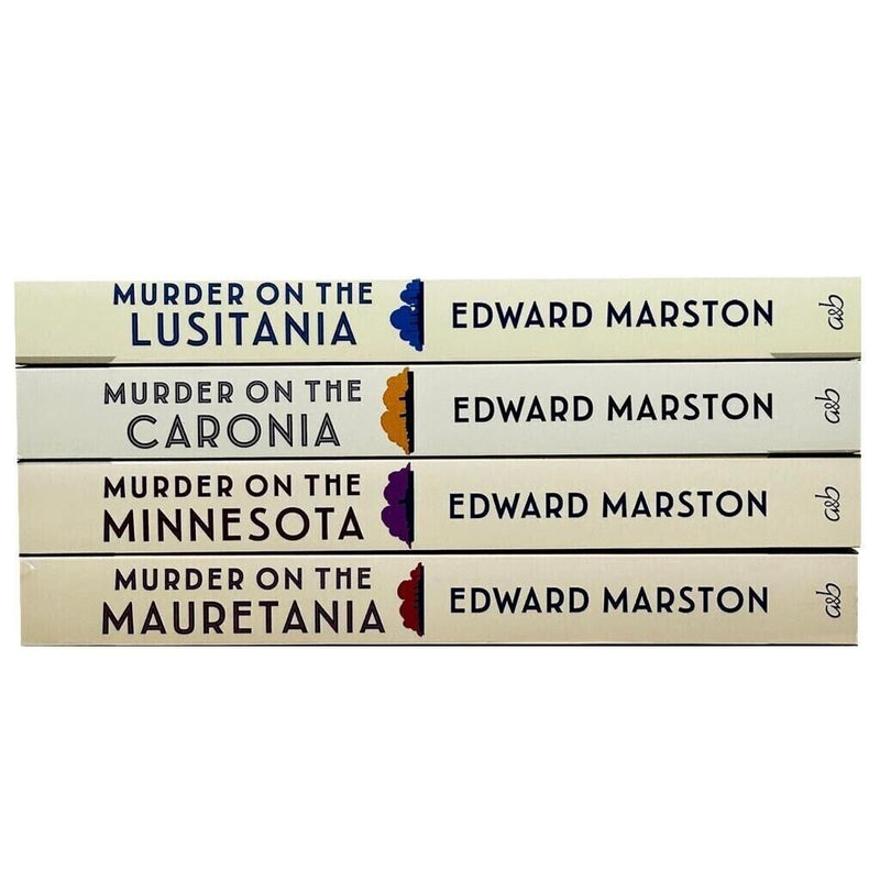 Edward Marston Ocean Liner Mysteries Collection 4 Books Set (Murder on the Lusitania) - The Book Bundle