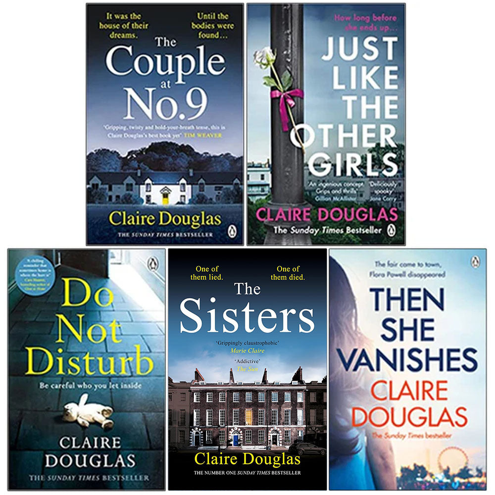 Claire Douglas 5 Books Collection Set (Then She Vanishes, Just