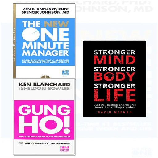 Stronger Mind, Gung ho! and The New One Minute Manager 3 Books Collection Set - The Book Bundle
