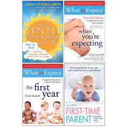 The Gentle Parenting Book, What to Expect When Youre Expecting, What to Expect The 1st Year, First Time Parent 4 Books Collection Set - The Book Bundle