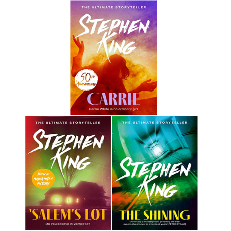 Salem's Lot, The Shining, Carrie 3 Books Collection Set Paperback - The Book Bundle