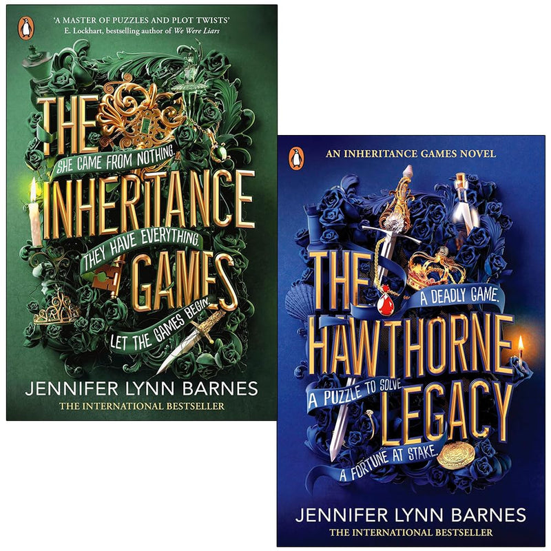 The Inheritance Games Series 2 Books Collection Set By Jennifer Lynn Barnes (The Inheritance Games, The Hawthorne Legacy) - The Book Bundle