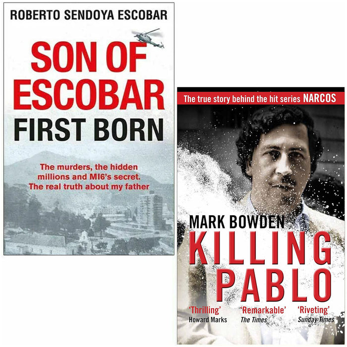 Son of Escobar and Killing Pablo 2 Book Collection Set - The Book Bundle