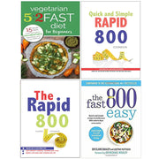 Quick and Simple RAPID 800 Cookbook, Vegetarian 5:2, The Rapid 800 Cookbook, Easy: Quick 4 Books Set - The Book Bundle