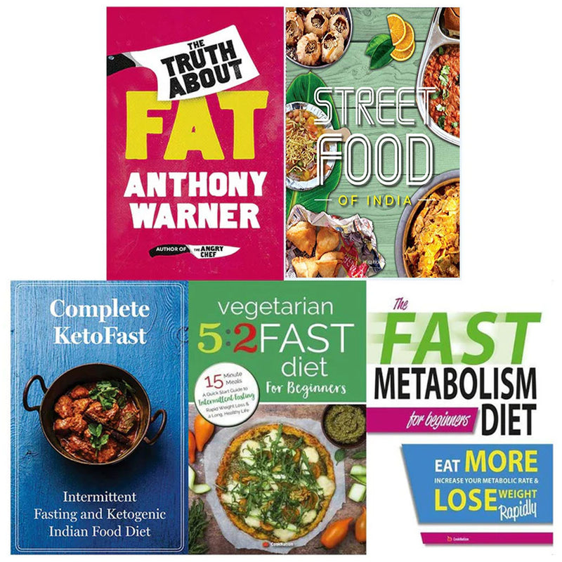 Cover image of the "Truth About Fat" book from the Complete Ketofast collection by Anthony Warner, featuring a colorful design.