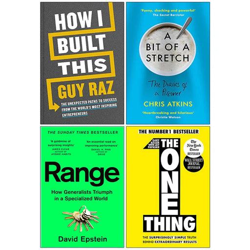 How I Built This, A Bit of a Stretch, Range, The One Thing 4 Books Collection Set - The Book Bundle