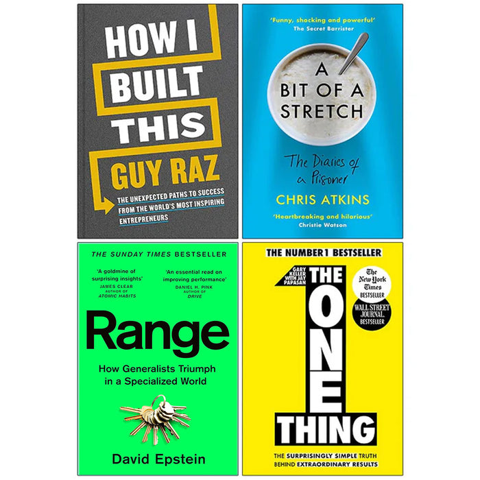 How I Built This, A Bit of a Stretch, Range, The One Thing 4 Books Collection Set - The Book Bundle