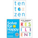 Ten to Zen, Solve for Happy Engineer Your Path to Joy, Resilient 3 Books Collection Set - The Book Bundle
