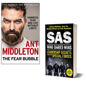 The Fear Bubble & SAS Who Dares Wins Leadership Secrets from the Special Forces By Anthony Middleton 2 Books Collection Set - The Book Bundle