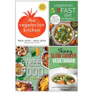 The Vegetarian Kitchen,Vegetarian 5:2, Street Food, The Skinny Slow 4 Books Set - The Book Bundle