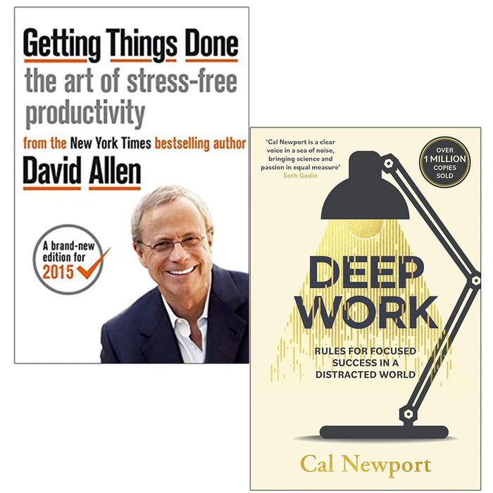 Getting Things Done By David Allen & Deep Work By Cal Newport 2 Books Collection Set - The Book Bundle