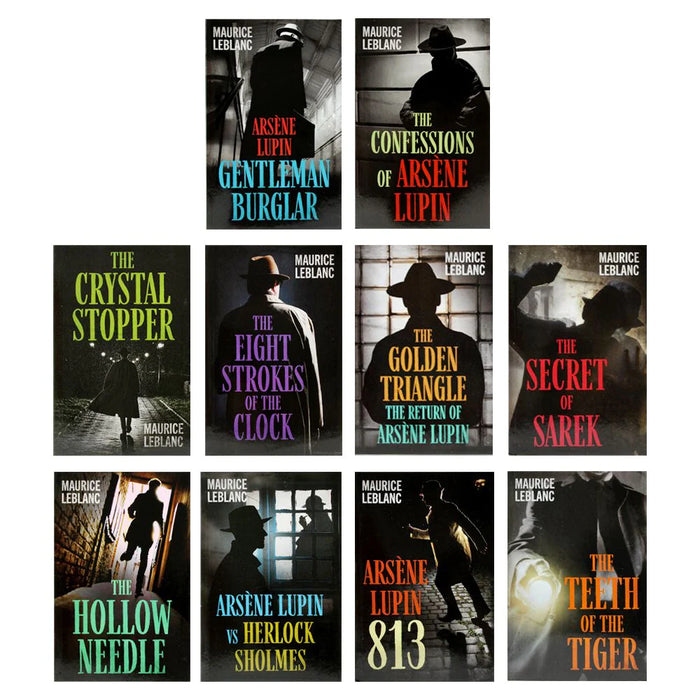The Complete Collection of Arsène Lupin 10 Books Box Set by Maurice LeBlanc - The Book Bundle