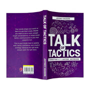 Book cover for "Talk of Tactics" by Jeffrey Vaughn, featuring a professional design with title and author's name on the Rupa Publications edition.