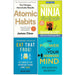 Atomic Habits, How to be a Productivity Ninja, Eat That Frog, The Power of Your Subconscious Mind 4 Books Collection Set - The Book Bundle