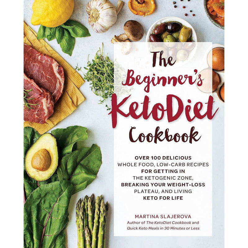 Collection of six paperback books on keto, intermittent fasting, and healthy living by RD Melissa Petitto and Martina Slajerova.