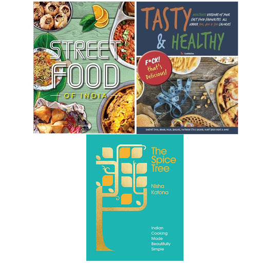 The Spice Tree, Street Food, Tasty Healthy 3 Books Set - The Book Bundle