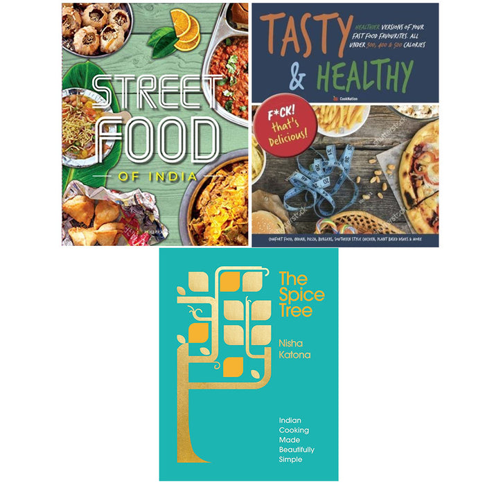 The Spice Tree, Street Food, Tasty Healthy 3 Books Set - The Book Bundle