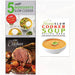 The Skinny Slow Cooker Soup Recipe, Classic 1000 and 5 simple ingredients 3 Books Collection Set - The Book Bundle