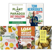 Tom kerridge's, Low Carb Revolution, Low fodmap Diet, Plant Paradox, The Complete Guide To Anti-Inflammatory Foods 5 books collection set - The Book Bundle