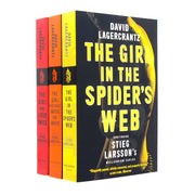 Millennium Series 3 books collection set by David Lagercrantz in paperback, featuring fiction novels from Quercus.