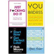 Everything is Figureoutable, Just F*cking Do It, You Are a Badass, Start Now Get Perfect Later 4 Books Collection Set - The Book Bundle