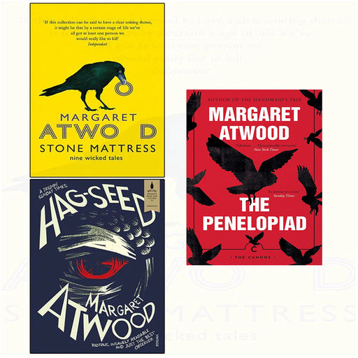 Stone mattress and hag-seed and penelopiad 3 books collection set - The Book Bundle