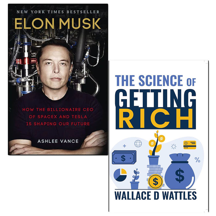 Elon Musk and The Science of Getting Rich 2 Books Collection Set - The Book Bundle