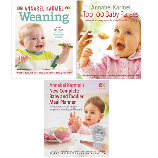 Annabel Karmel Collection 3 Baby Books Set Pack RRP: £38.16 - The Book Bundle