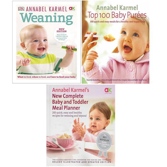 Annabel Karmel Collection 3 Baby Books Set Pack RRP: £38.16 - The Book Bundle