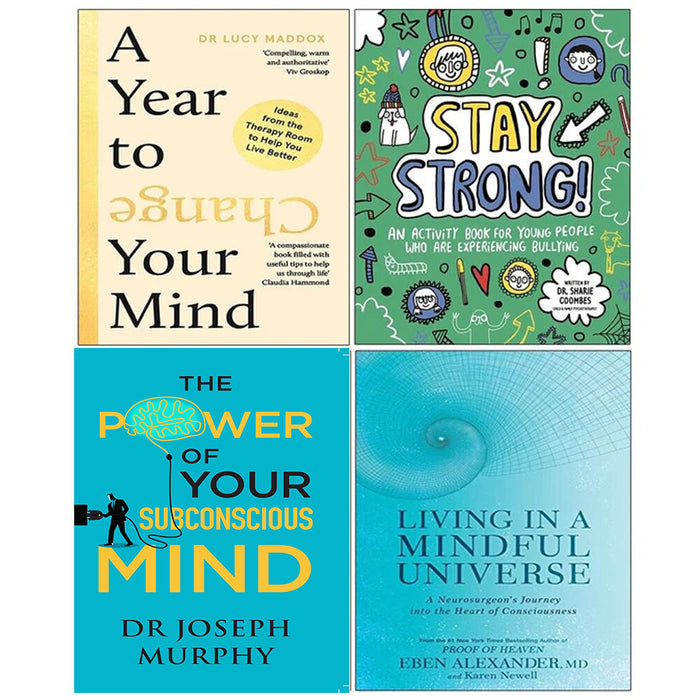 The Power of Your Subconscious Mind, Year to Change Your Mind, Living in Mindful, Stay Strong 4 Books Set - The Book Bundle