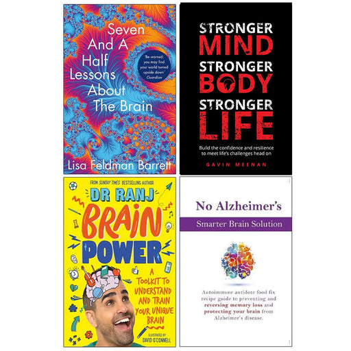 Seven and a Half Lessons About the Brain, Stronger Mind, Brain Power, No Alzheimer's Smarter Brain Keto Solution 4 Books Collection Set - The Book Bundle