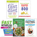 Fast Diet, Quick and Simple RAPID 800, Vegetarian 5 2, The Fast diet, 5 Books Collection Set - The Book Bundle