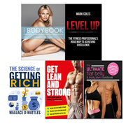 The Body Book, Level Up, The Science of Getting Rich, Get Lean And Strong, The Ultimate Flat Belly & Body Plan Cookbook 5 Books Set - The Book Bundle