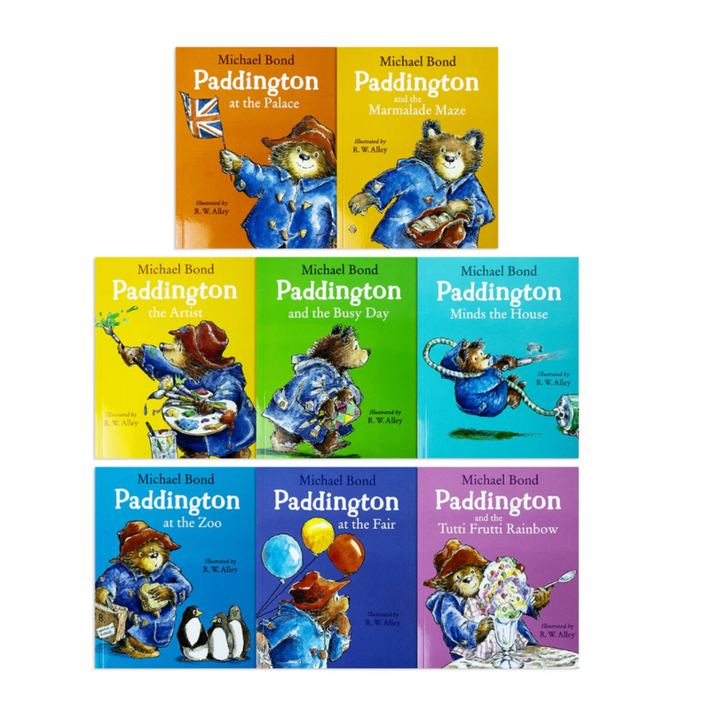 Paddington’s Suitcase: Eight funny Paddington Bear picture books for children in a gift-set carry case! - The Book Bundle