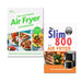 The Ultimate Air Fryer Cookbook, The Slim 800 Hot Air Fryer 2 Books Set - The Book Bundle