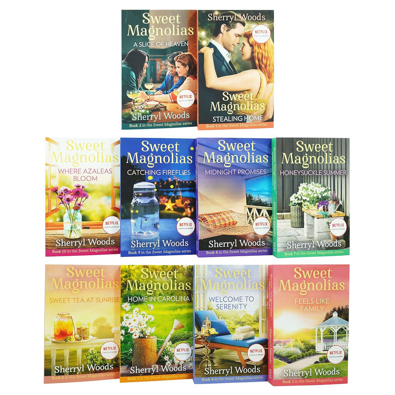 The Sweet Magnolias Series Books 1 - 10 Collection Set by Sherryl Woods NETFLIX - The Book Bundle
